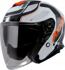 Otvorená helma JET AXXIS MIRAGE SV ABS village A4 lesklá fluor oranžová S